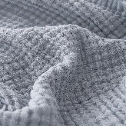 EMME Muslin Throw Blanket for Adults 100% Cotton Blankets for Couch Breathable Gauze All Season Soft and Lightweight Pre-Washed (Teal, 50"x71")