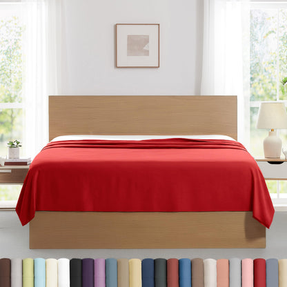 XL Oversized King Flat Sheet Only 132x110 California King Flat Sheet White