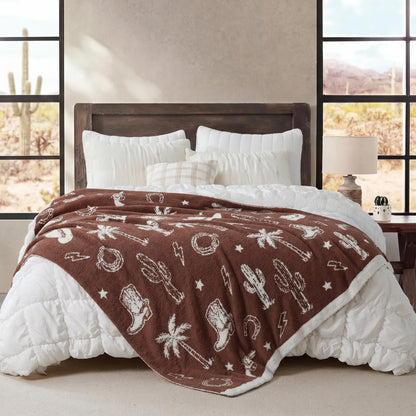 Snuggle Sac Leopard Throw Blanket for Couch Bed Sofa 50x60 inches, Reversible Beige Leopard Blanket Ultra Soft Cozy Blankets for Women Mothers Birthday Gifts