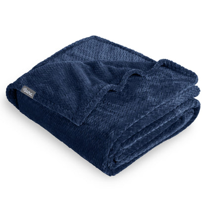 Bare Home Fleece Blanket Luxury Microplush (Full/Queen, Grey)