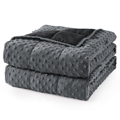 Mr. Sandman Cooling Weighted Blanket for Adults, Queen Size 15 lbs, 60″x80″