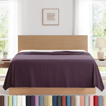 XL Oversized King Flat Sheet Only 132x110 California King Flat Sheet White