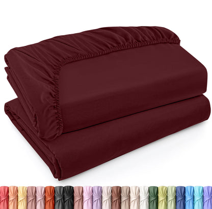 Pack of 6 Twin Fitted Sheet, Fits Up to 15 Inch Deep Pocket, White