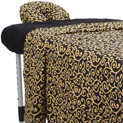 ForPro Premium Flannel 3-Piece Massage Sheet Set, Natural
