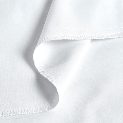 FreshCulture Twin Flat Sheets Only, Pack of 6, Soft Microfiber Bedding Sheets for Home, Salons, Hotels, Bulk Flat Sheets Only Twin Size (White)