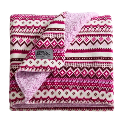 Eddie Bauer - Soft Reversible Throw Blanket for Bed & Couch, 50 x 70