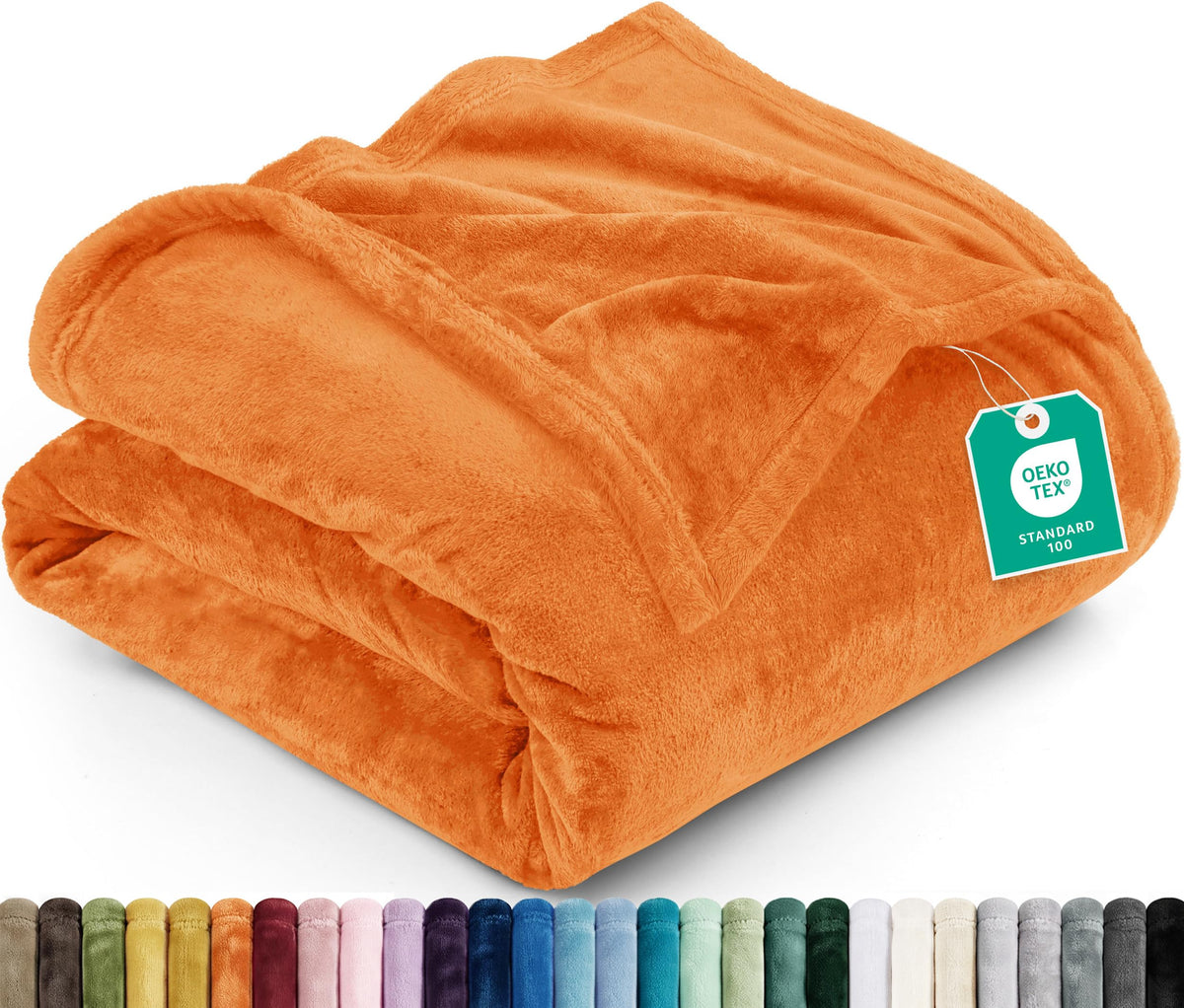 Utopia Bedding Ultra Soft Fleece Bed Blanket Twin Size Grey (60x80 Inches)