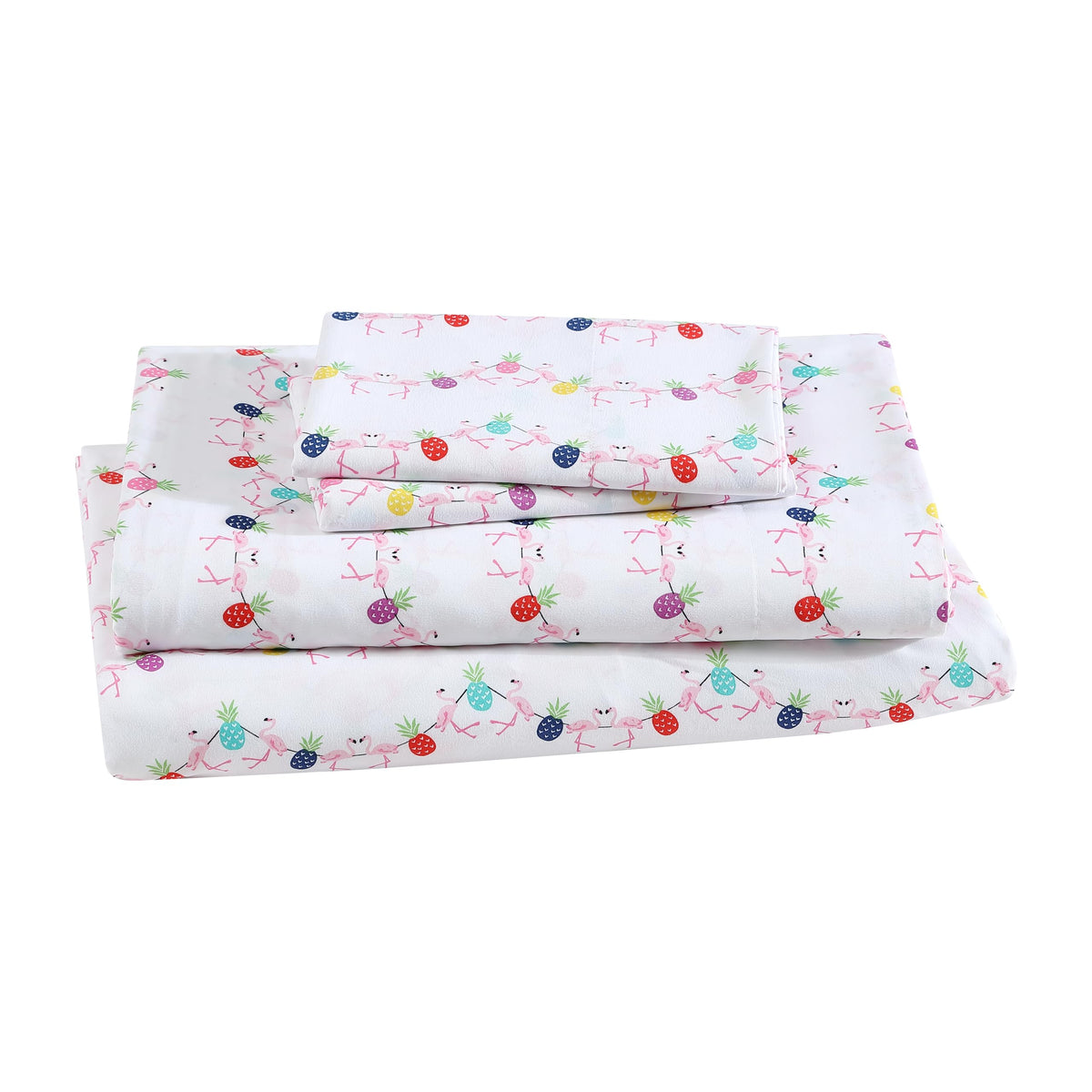 Printed Soft Microfiber Full 4-Piece Sheet Set, Zara Leopard