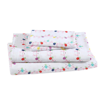 Printed Soft Microfiber Full 4-Piece Sheet Set, Zara Leopard