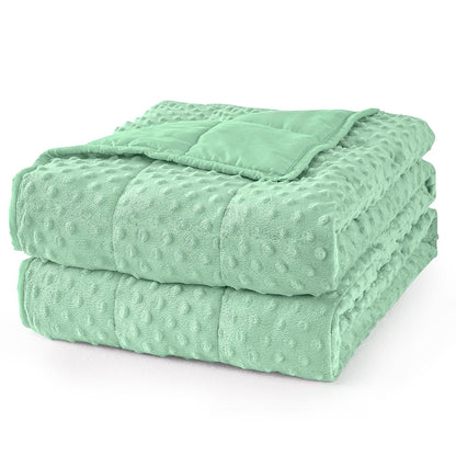 Mr. Sandman Cooling Weighted Blanket for Adults, Queen Size 15 lbs, 60″x80″