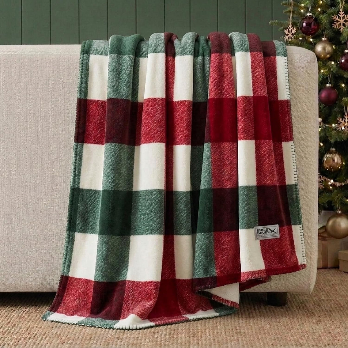 Eddie Bauer - Soft Reversible Throw Blanket for Bed & Couch, 50 x 70
