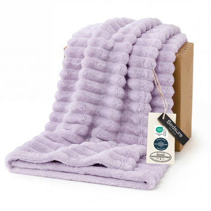 Bedsure Soft Beige Throw Blanket for Couch Decor Gifts 50"x60"