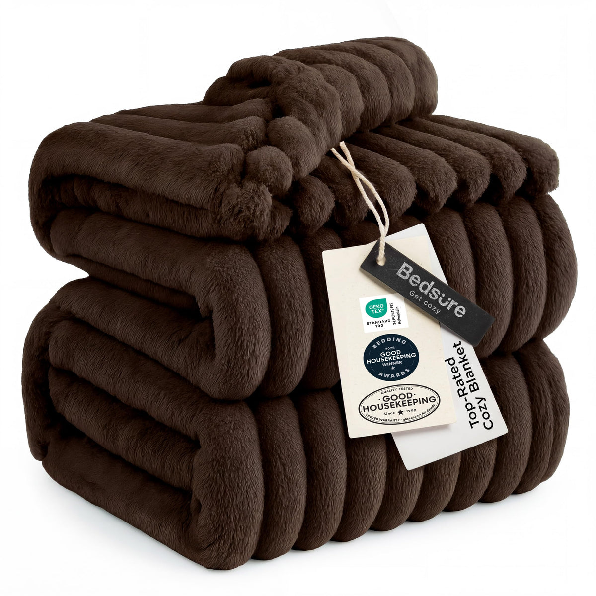 Bedsure Soft Beige Throw Blanket for Couch Decor Gifts 50"x60"