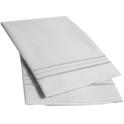 King Size Flat Sheet Only - Ultra Soft & Breathable Brushed Microfiber Top Sheet Only for King Size Beds, Denim Blue