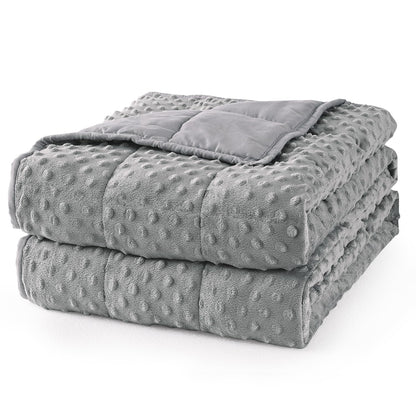 Mr. Sandman Cooling Weighted Blanket for Adults, Queen Size 15 lbs, 60″x80″