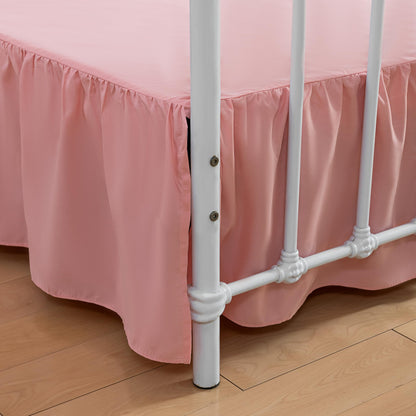 Bed Skirt Queen Size Ruffled Bed Skirt with Split Corners