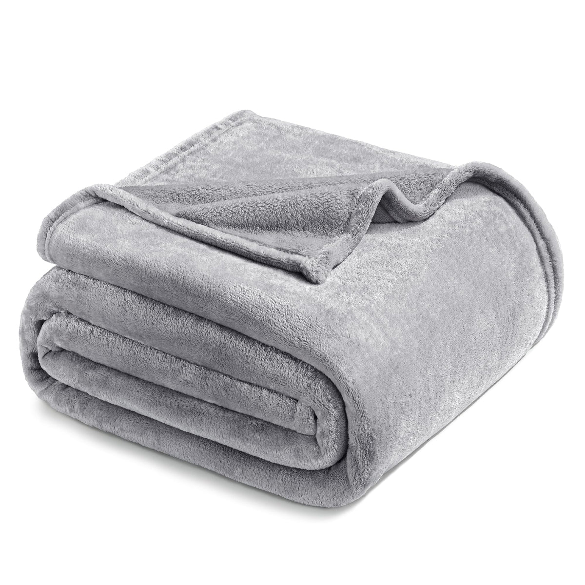 Exclusivo Mezcla Soft Large Fleece Throw Blanket for Couch, Forest Green