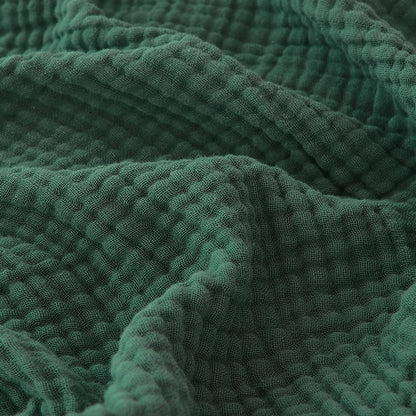 EMME Muslin Throw Blanket for Adults 100% Cotton Blankets for Couch Breathable Gauze All Season Soft and Lightweight Pre-Washed (Teal, 50"x71")