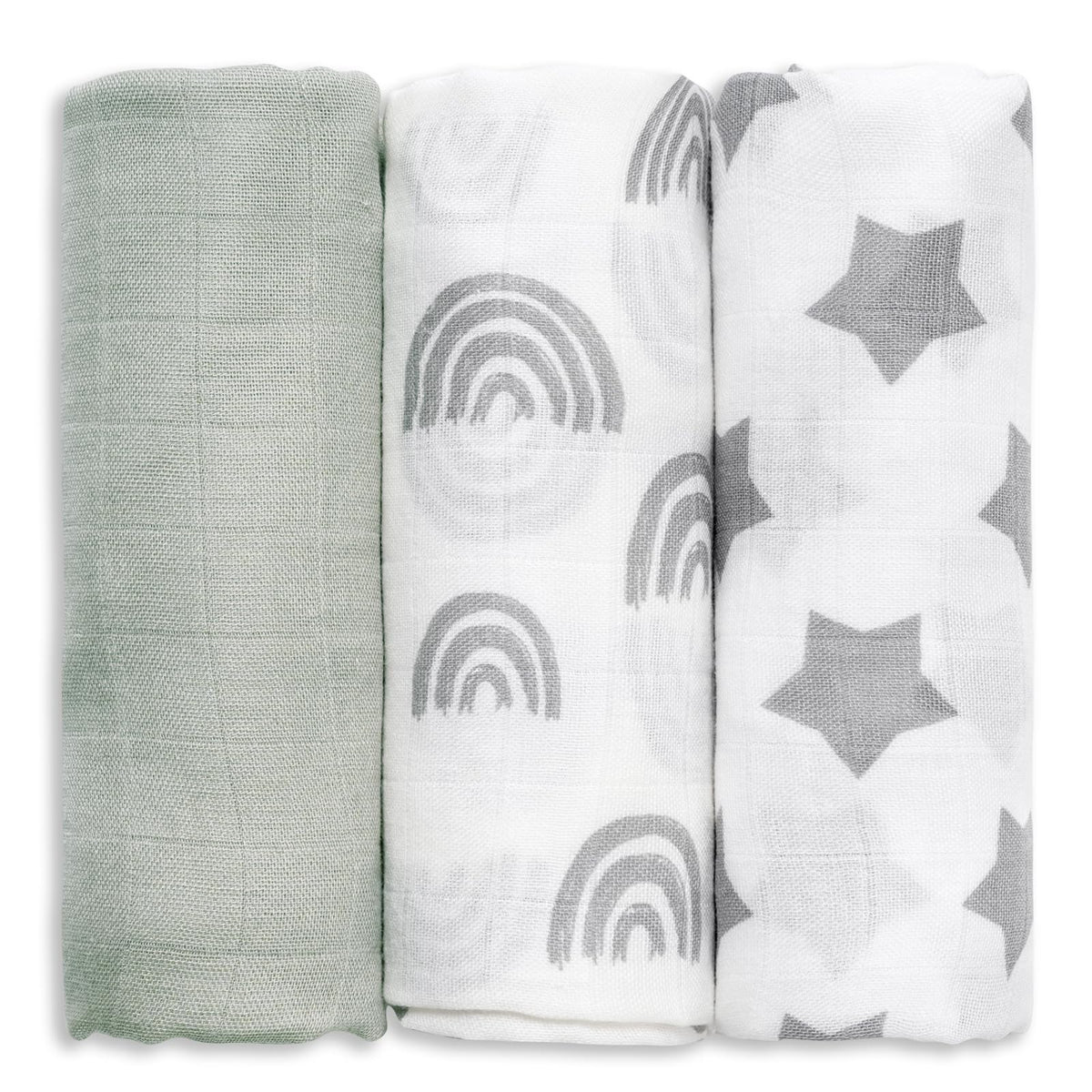 GLLQUEN BABY Receiving Blankets Boy Muslin Swaddle Blankets for Newborn