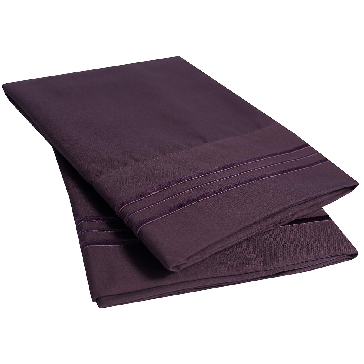 King Size Flat Sheet Only - Ultra Soft & Breathable Brushed Microfiber Top Sheet Only for King Size Beds, Denim Blue