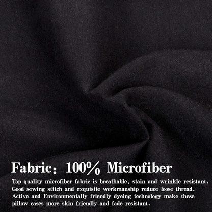 NTBAY Queen Microfiber Flat Sheet, 90 x 102, Black