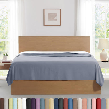 XL Oversized King Flat Sheet Only 132x110 California King Flat Sheet White