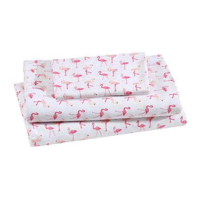 Printed Soft Microfiber Full 4-Piece Sheet Set, Zara Leopard