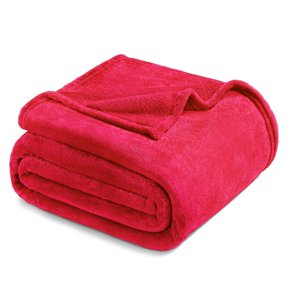 Exclusivo Mezcla Soft Large Fleece Throw Blanket for Couch, Forest Green