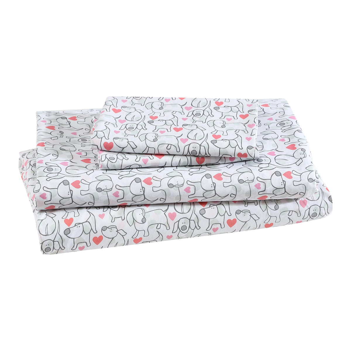 Printed Soft Microfiber Full 4-Piece Sheet Set, Zara Leopard