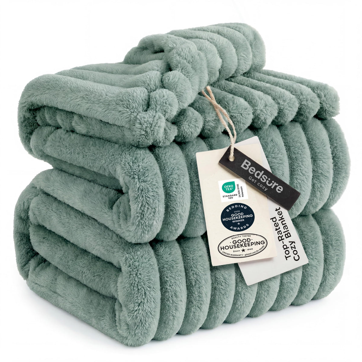 Bedsure Soft Beige Throw Blanket for Couch Decor Gifts 50"x60"