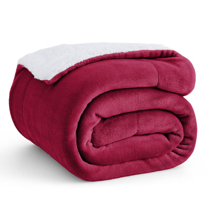 Bedsure GentleSoft Sherpa Fleece Queen Blankets for Bed, Non-Heated, Thick and Warm Throw for Women and Men, Soft Fuzzy Plush Comfort Queen Blanket for Winter, Grey, 90x90 Inches