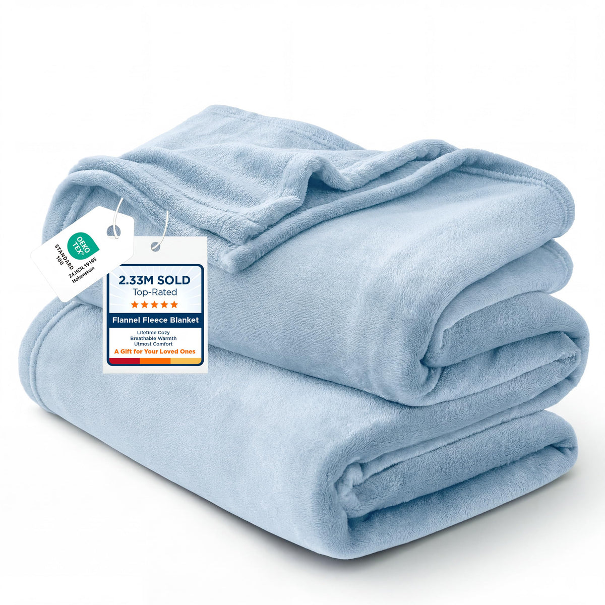 Bedsure GentleSoft Fleece Blankets Queen Size Cream - Birthday Gifts for Women Bed Blanket Soft Lightweight Plush Fuzzy Cozy Luxury Microfiber, Home Room Decor Gifts, 90x90 inches