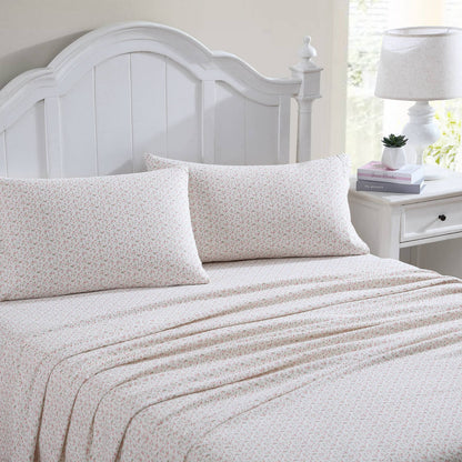 Laura Ashley - Queen Sheet Set with Fitted Sheet & Pillowcases
