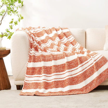 Snuggle Sac Buttery Ivory Throw Blanket for Couch, Reversible Super Soft Knitted Blankets, Warm Cozy Knit Fuzzy Plush Lightweight Throws Dupes for Sofa, Bed, Picnic, Ivory, 50 x 60 inches