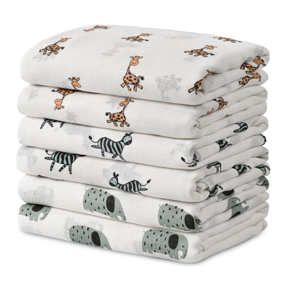 GLLQUEN BABY Receiving Blankets Boy Muslin Swaddle Blankets for Newborn