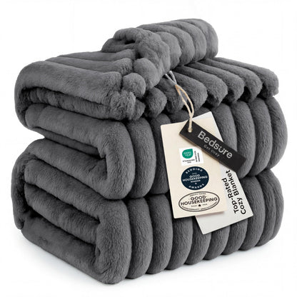 Bedsure Soft Beige Throw Blanket for Couch Decor Gifts 50"x60"