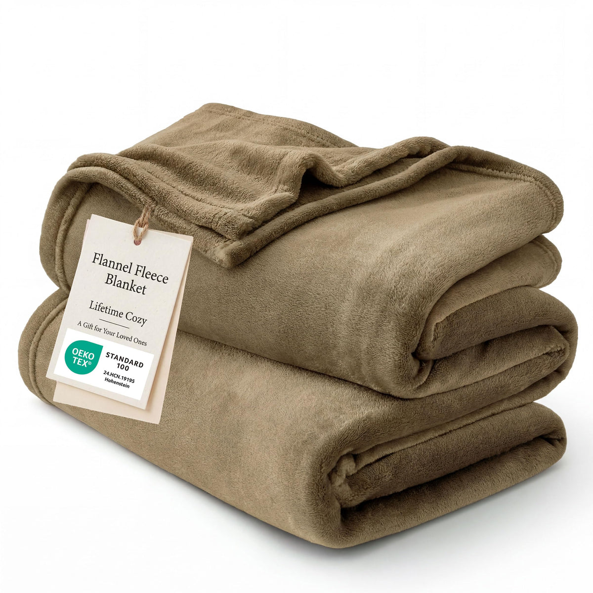 Bedsure GentleSoft Fleece Blankets Queen Size Cream - Birthday Gifts for Women Bed Blanket Soft Lightweight Plush Fuzzy Cozy Luxury Microfiber, Home Room Decor Gifts, 90x90 inches