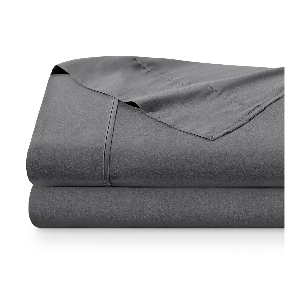 Bare Home Flat Top Sheet 1800 Ultra-Soft (Twin/Twin XL, White)