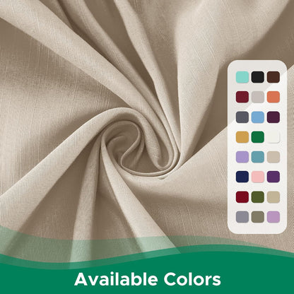 Wrap Around Queen Size Bed Skirt 15" Drop-Elastic Dust Ruffle Light Camel