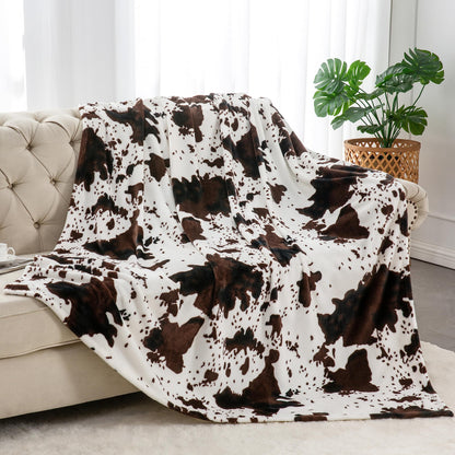 BEDELITE Fleece Blanket Soft Plush Throw for Couch Black 50"x60"