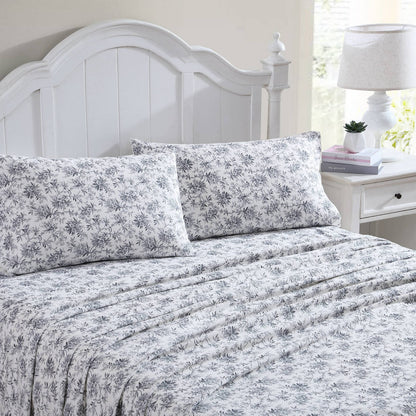 Laura Ashley - Queen Sheet Set with Fitted Sheet & Pillowcases