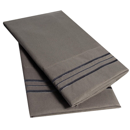King Size Flat Sheet Only - Ultra Soft & Breathable Brushed Microfiber Top Sheet Only for King Size Beds, Denim Blue
