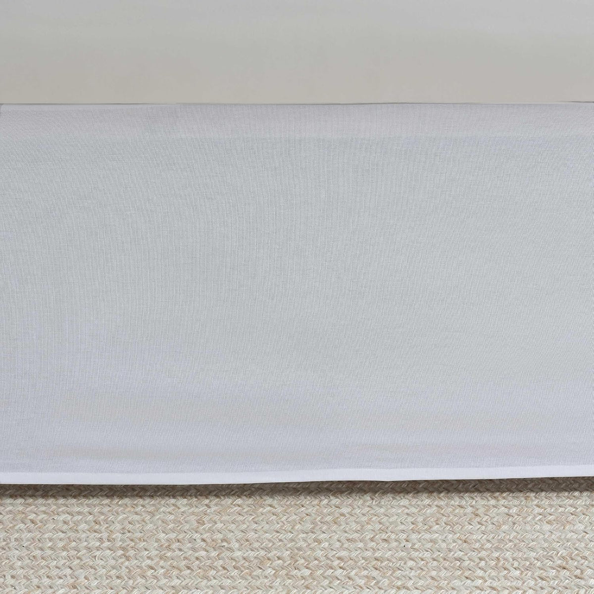 Martha Stewart - Queen Size Bed Skirt, Cotton Percale Bedding, 15-Inch Drop