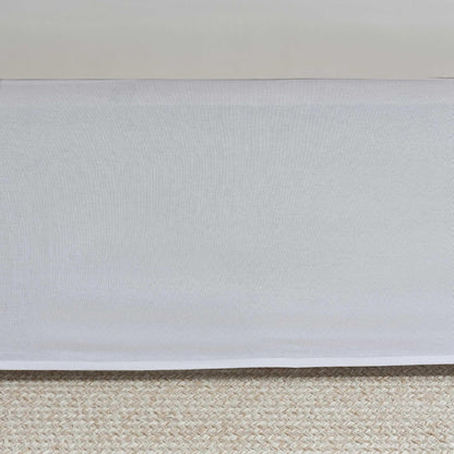 Martha Stewart - Queen Size Bed Skirt, Cotton Percale Bedding, 15-Inch Drop