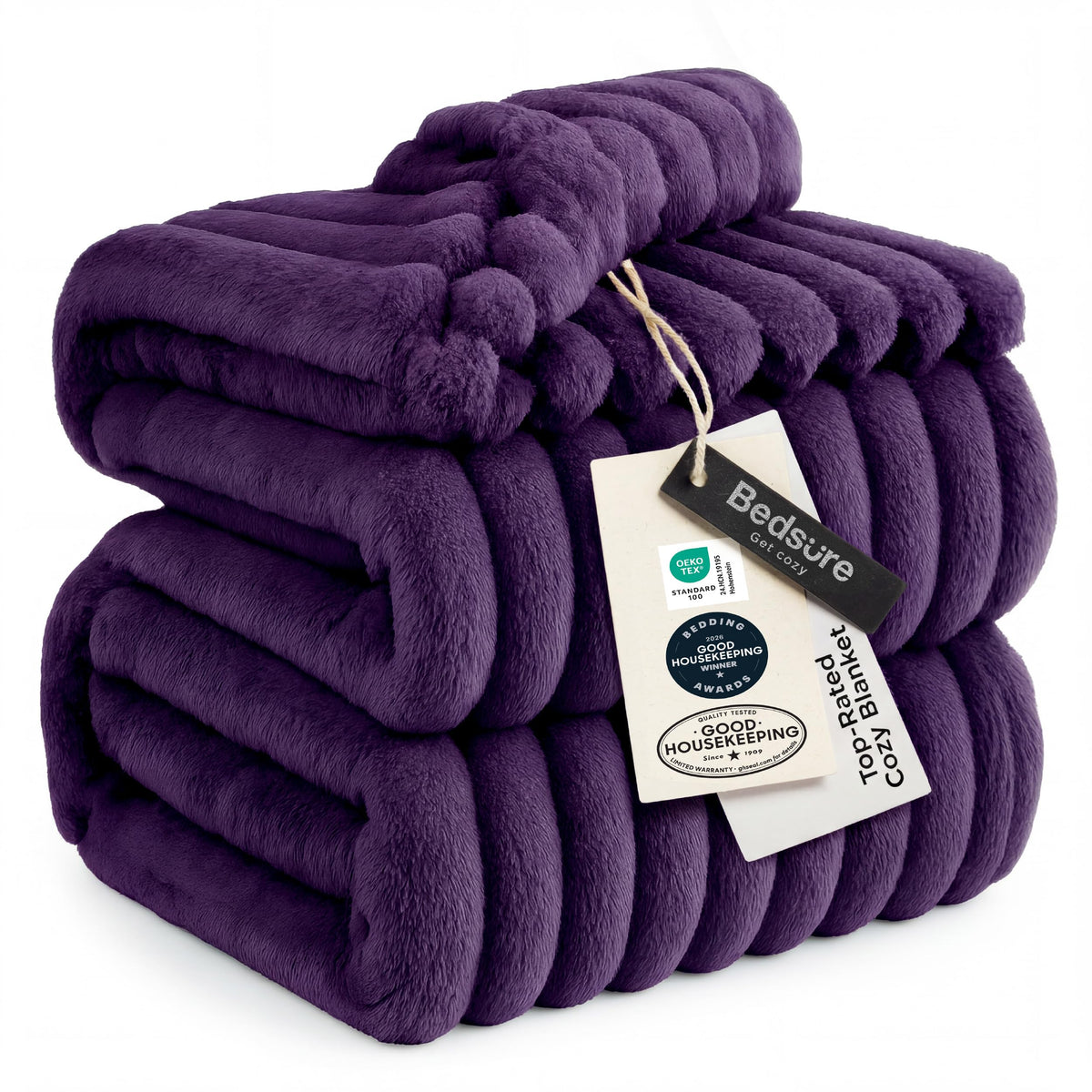 Bedsure Soft Beige Throw Blanket for Couch Decor Gifts 50"x60"