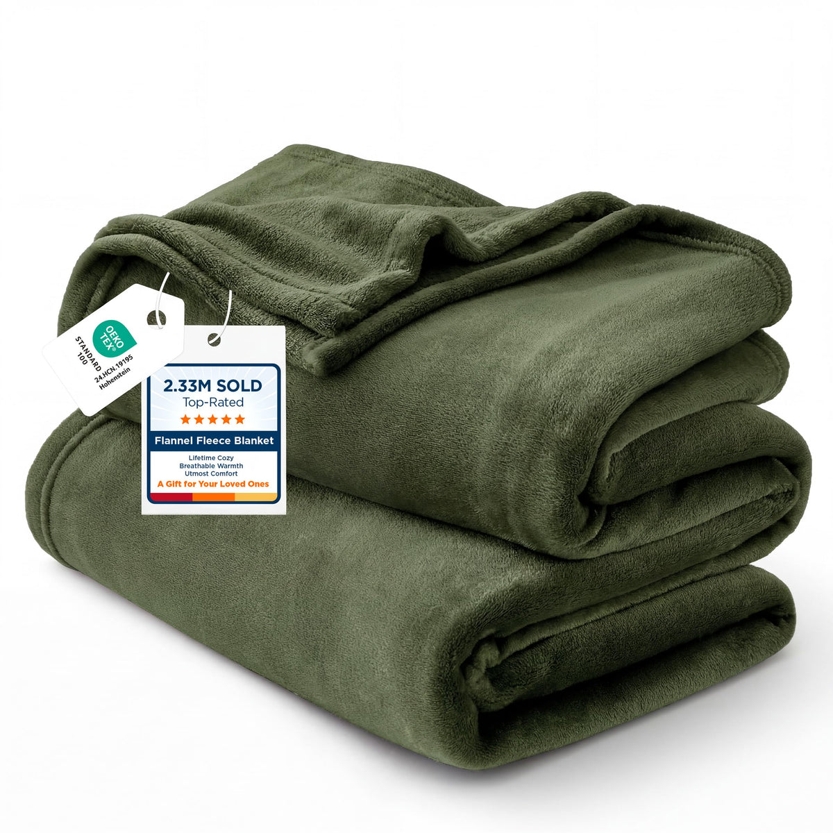 Bedsure GentleSoft Fleece Blankets Queen Size Cream - Birthday Gifts for Women Bed Blanket Soft Lightweight Plush Fuzzy Cozy Luxury Microfiber, Home Room Decor Gifts, 90x90 inches