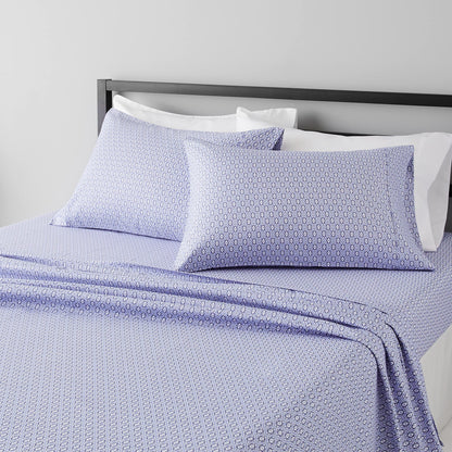 Amazon Basics Lightweight Breathable Wrinkle-Free Brushed Microfiber 3-Piece Bed Sheet Set with 14-Inch Deep Pockets, Twin, Bright White, Solid