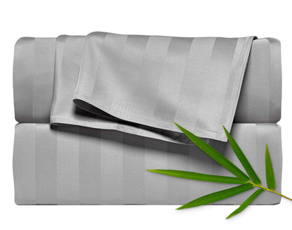 King Sheets by Pure Bamboo, Genuine 100% Organic Viscose Derived from Bamboo Bed Sheet Set, Soft & Cooling, Double Stitching, 2 Year Quality Promise (King, White)