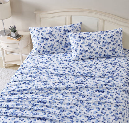 Laura Ashley - Queen Sheet Set with Fitted Sheet & Pillowcases