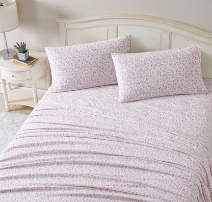 Laura Ashley - Queen Sheet Set with Fitted Sheet & Pillowcases